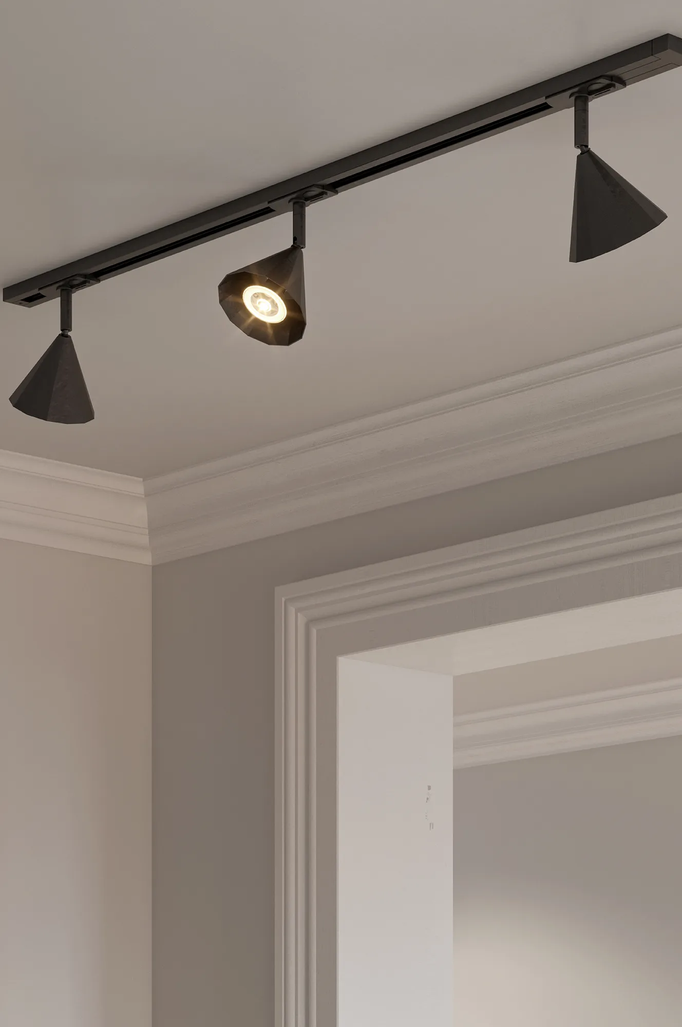 Spot plafond Rain 10, Black CO Bankeryd