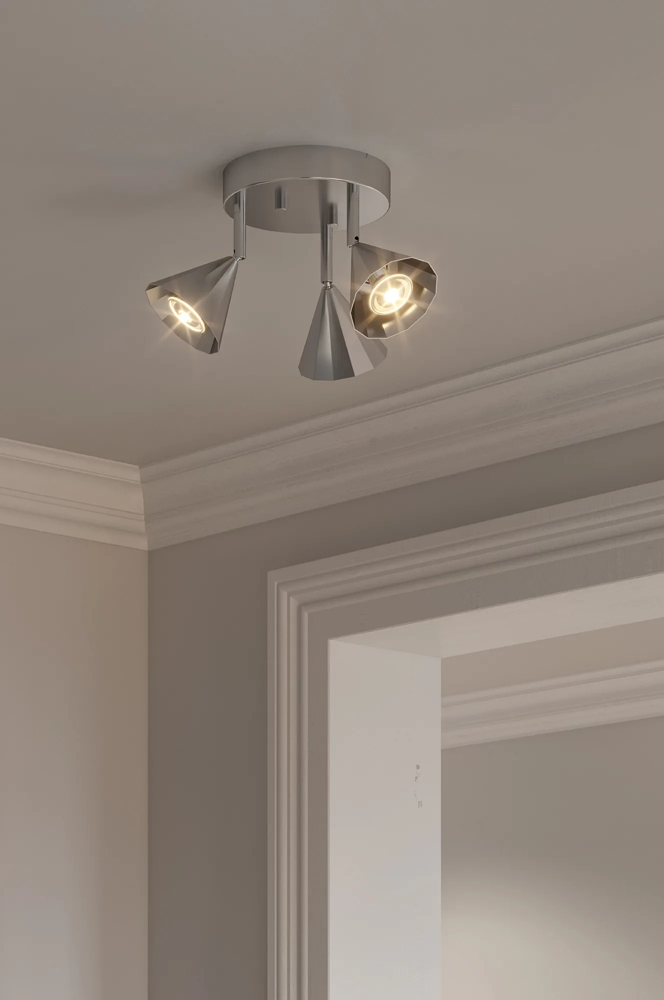 Spot plafond Rain 18, Aluminium CO Bankeryd