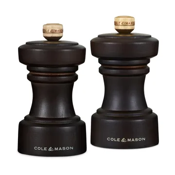 Ensemble moulins à sel et poivre Hoxton 10 cm - Chocolat - Cole & Mason
