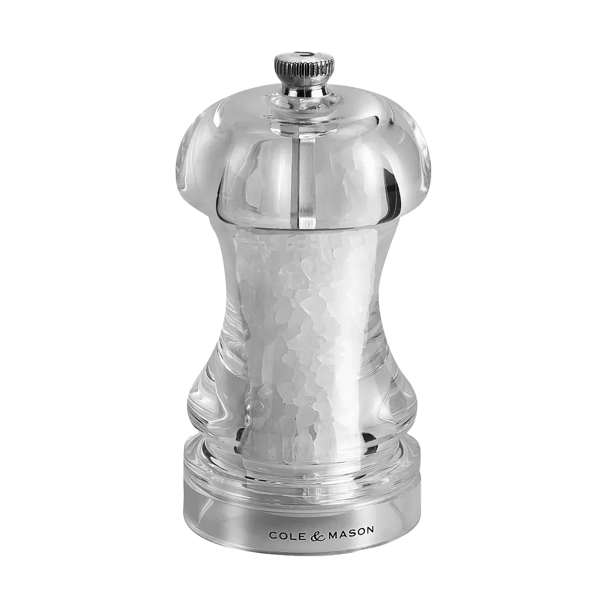 Moulin à sel Capstan 145 11,5 cm, Transparent Cole & Mason