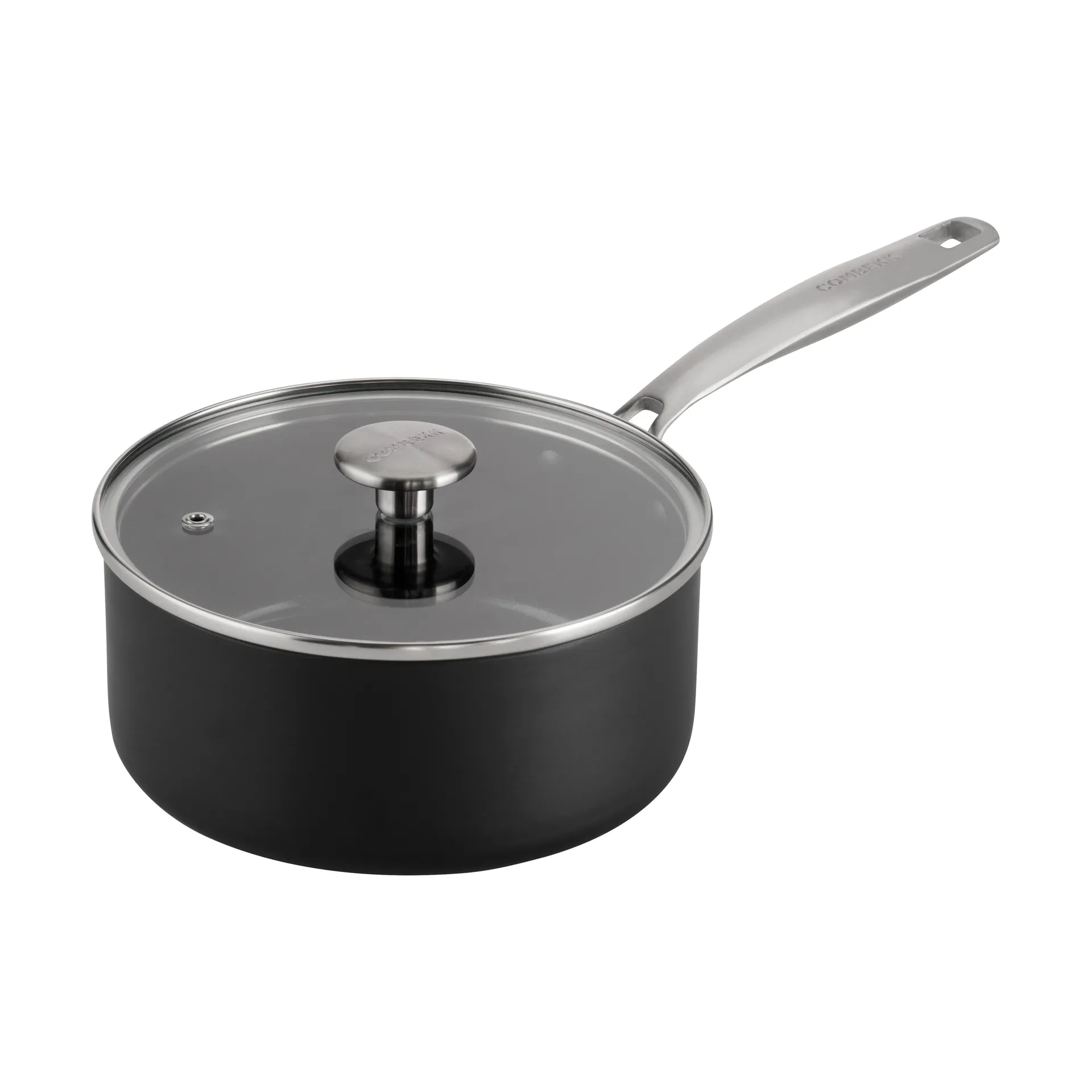 Casserole Combekk Element avec couvercle en aluminium noir, Ø18 cm Combekk