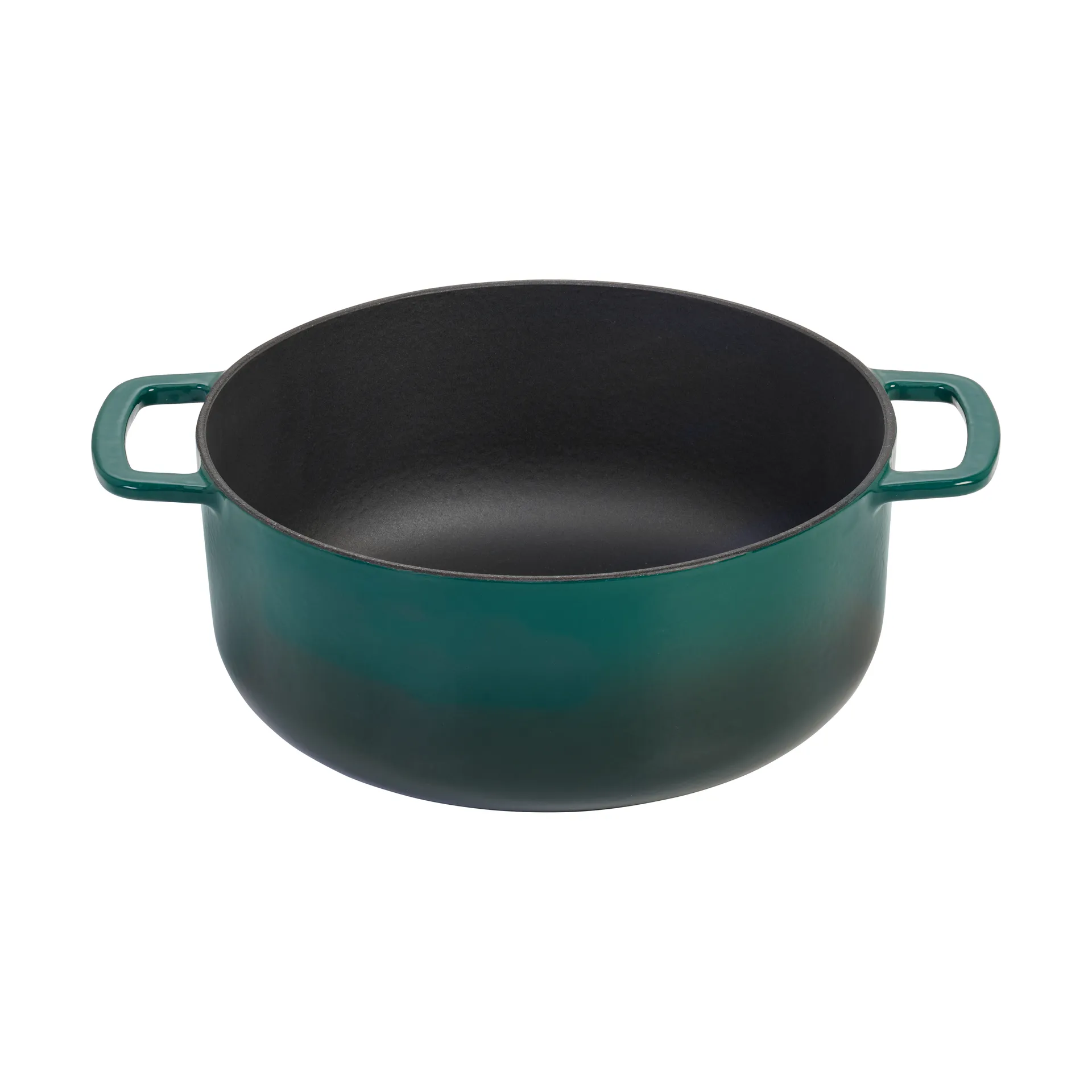 Cocotte Combekk Enameled en fonte émaillée Ø28 cm, Holly Green-gold knob Combekk