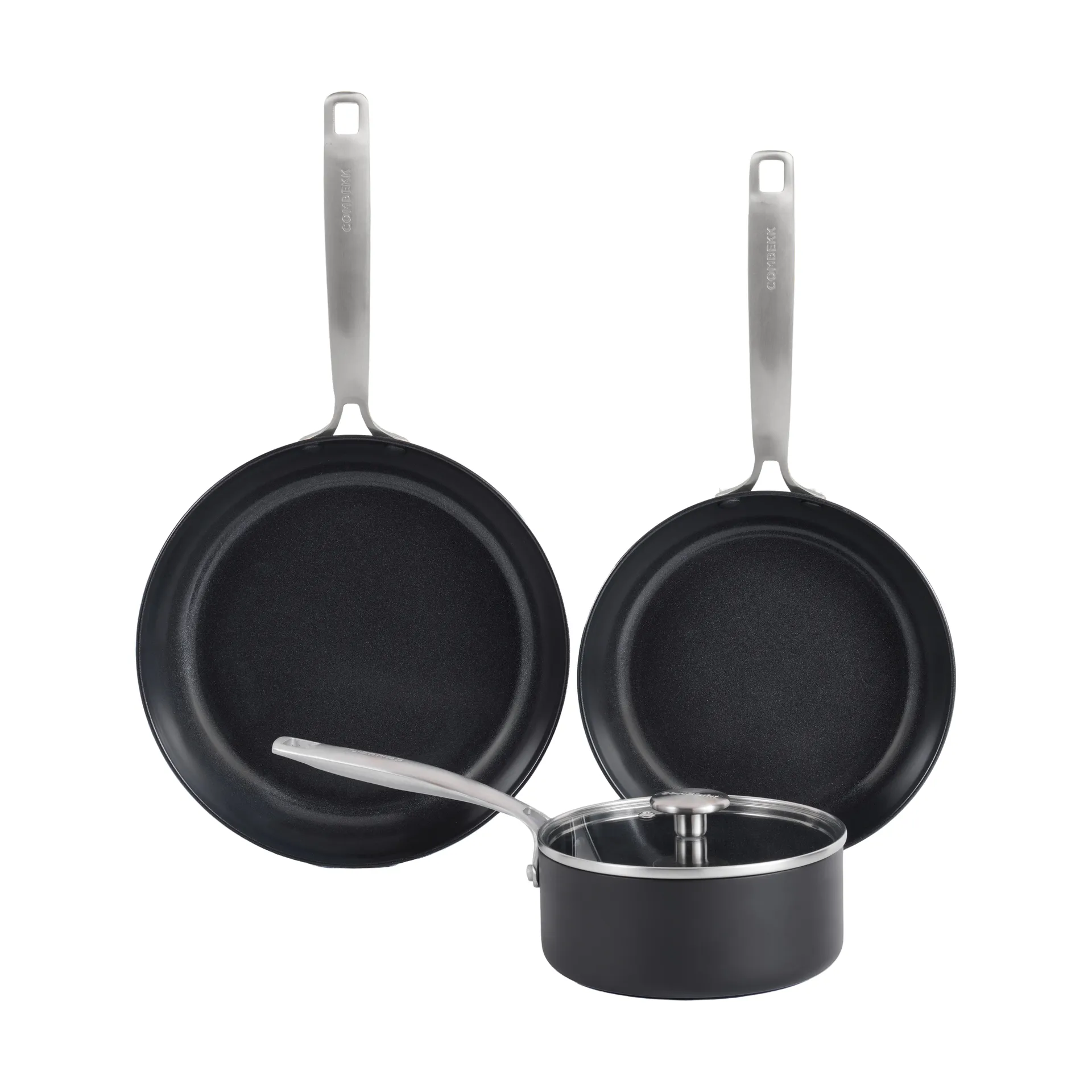 Set de casseroles et poêles Combekk Element, 4 pièces, Black Combekk