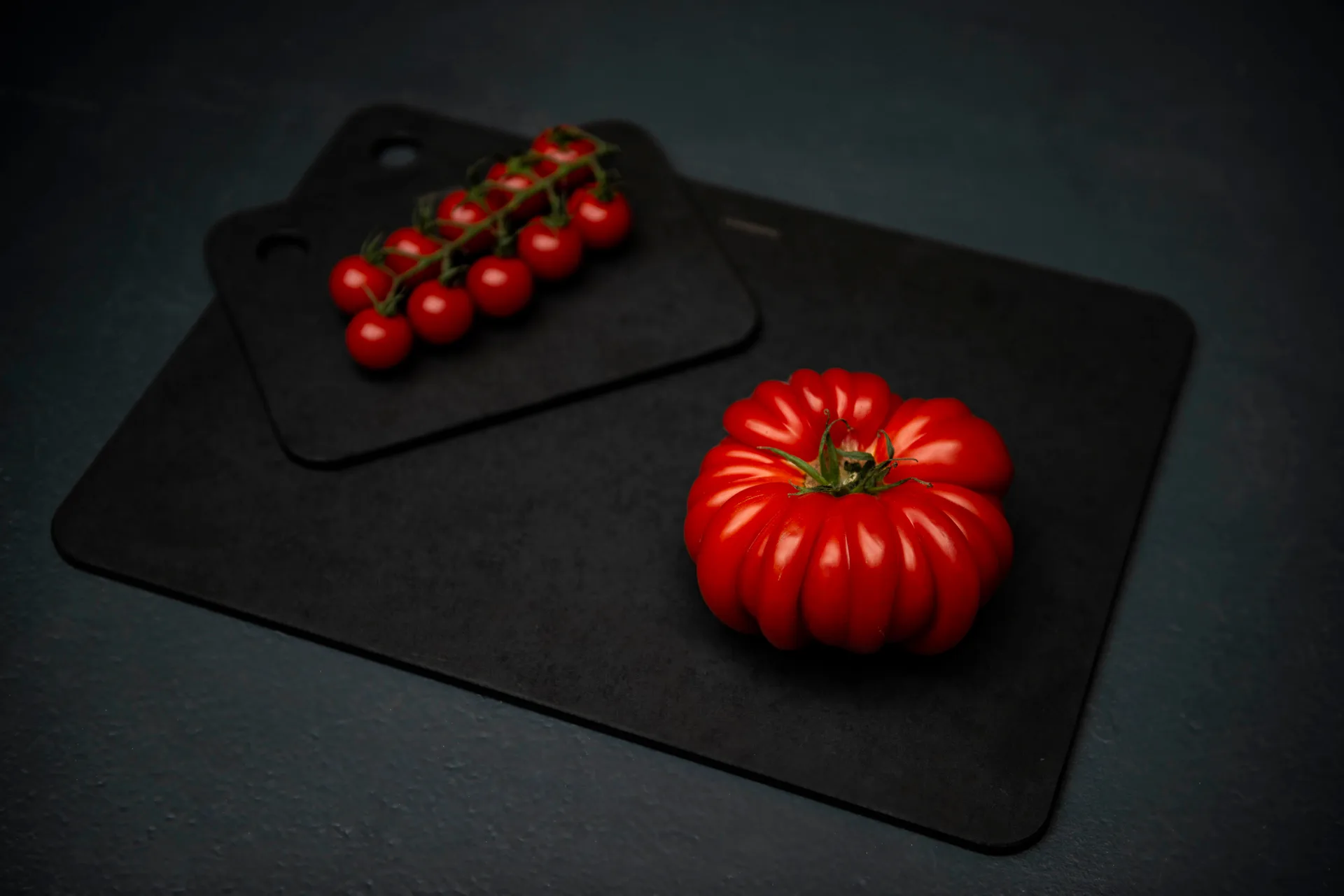 Set de planches à découper Combekk en bois, 2 pièces, Black Combekk