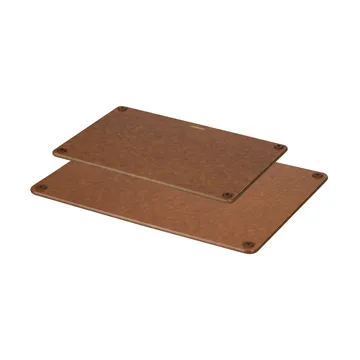 Set de planches à découper Combekk en bois, 2 pièces - Brown - Combekk