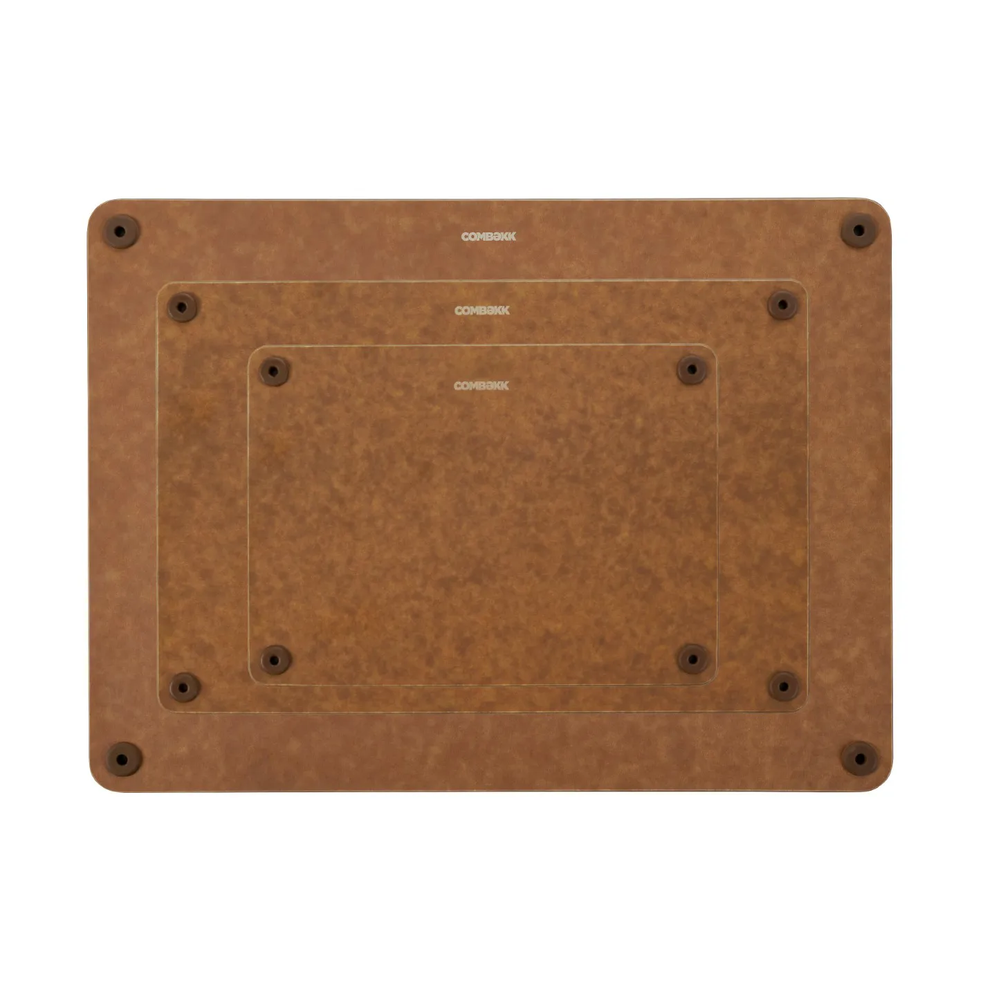 Set de planches à découper Combekk en bois, 3 pièces, Brown Combekk