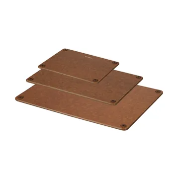 Set de planches à découper Combekk en bois, 3 pièces - Brown - Combekk