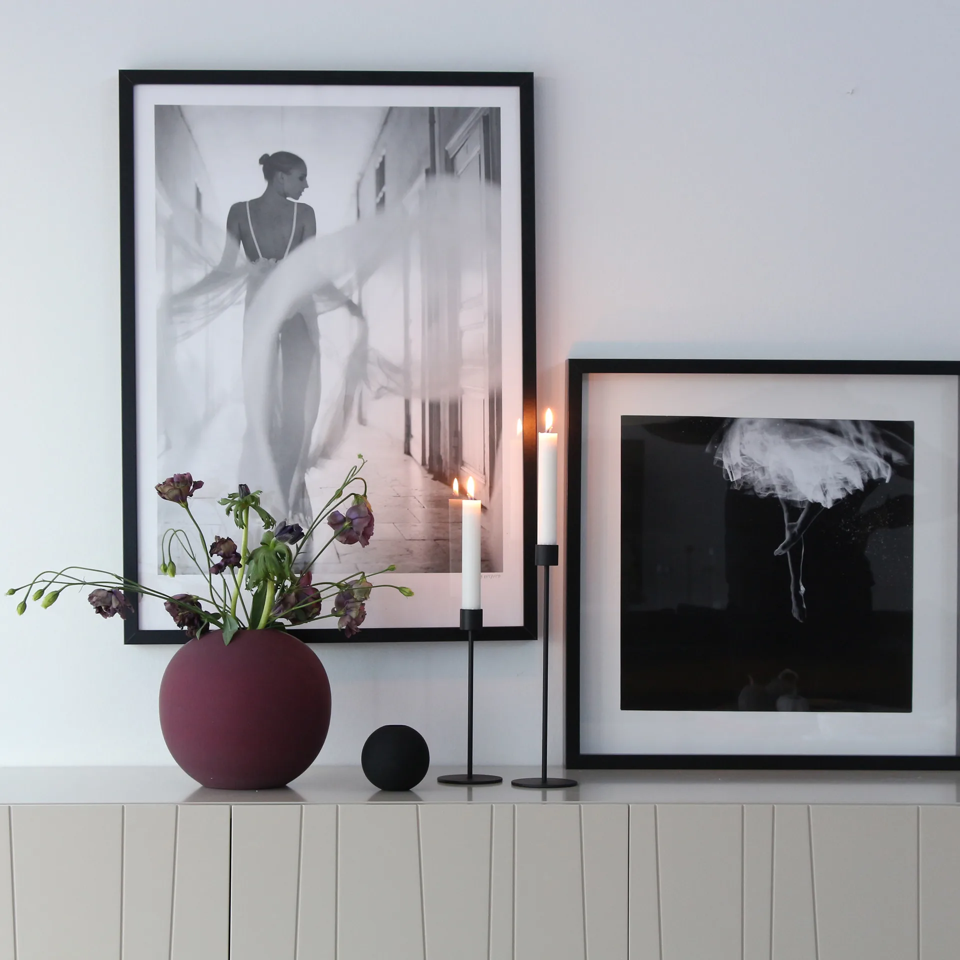 Bougeoir Cooee 29cm, black Cooee Design