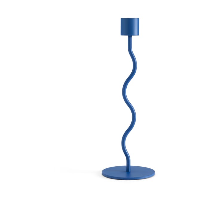Bougeoir Curved 23 cm - Cobalt Blue - Cooee Design