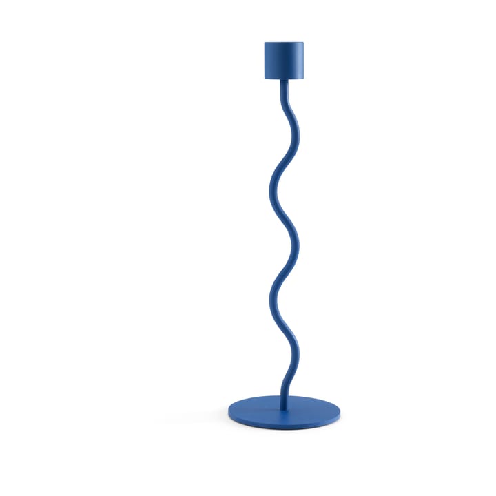 Bougeoir Curved 26 cm - Cobalt Blue - Cooee Design