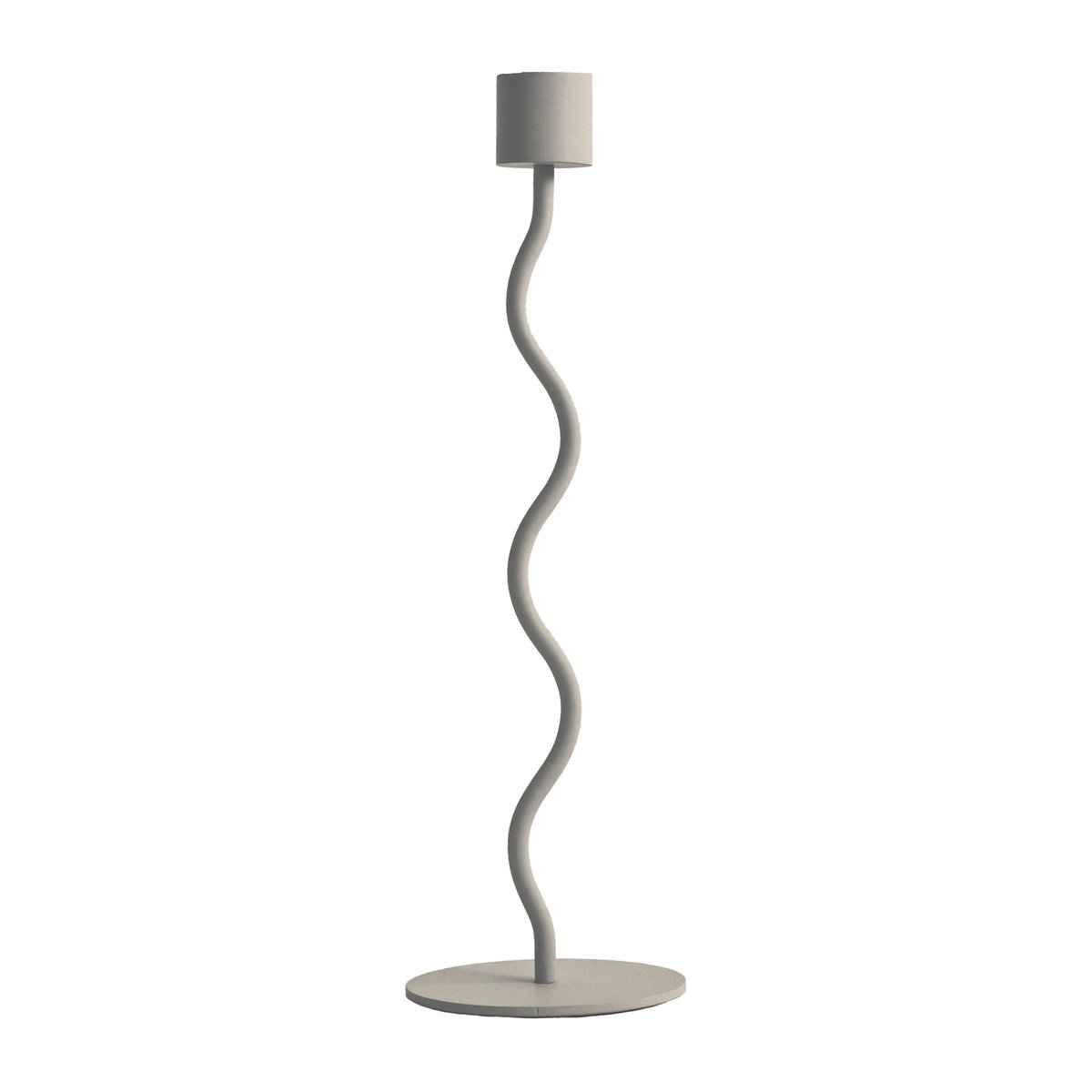 Cooee Design Bougeoir Curved 26 cm Sable | Design Scandinave | Bougeoirs | Beige