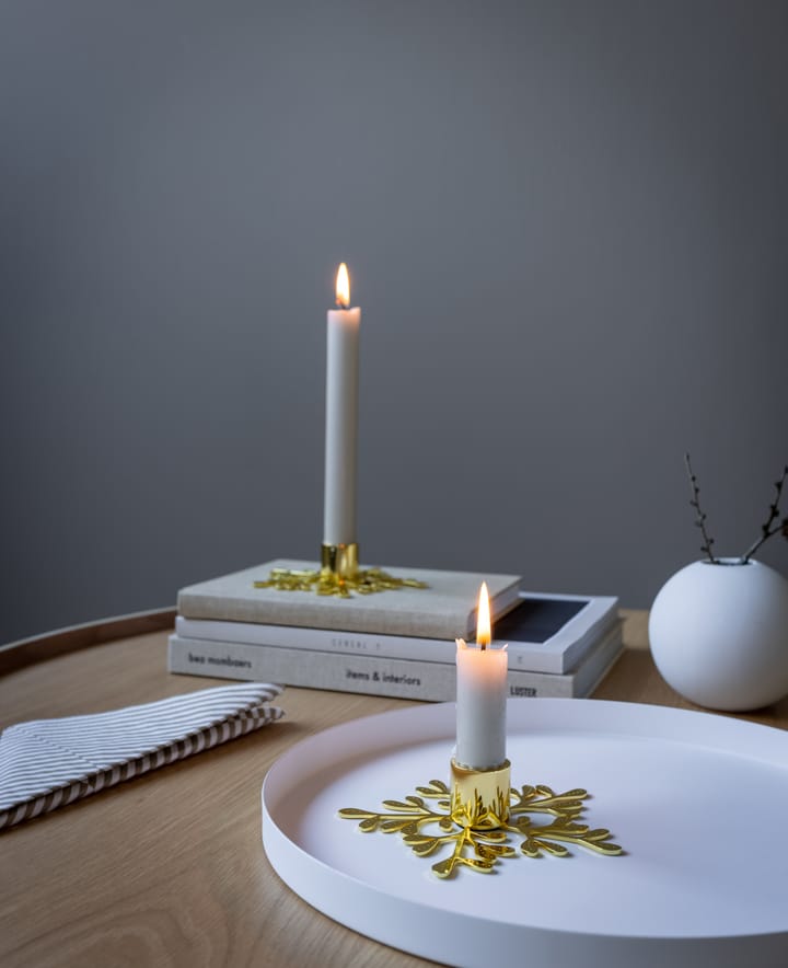 Bougeoir Mistletoe, Laiton Cooee Design