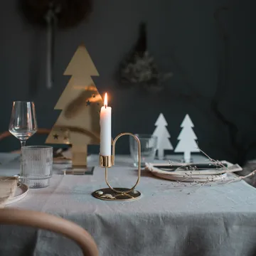 Bougeoir Swoop - Laiton - Cooee Design