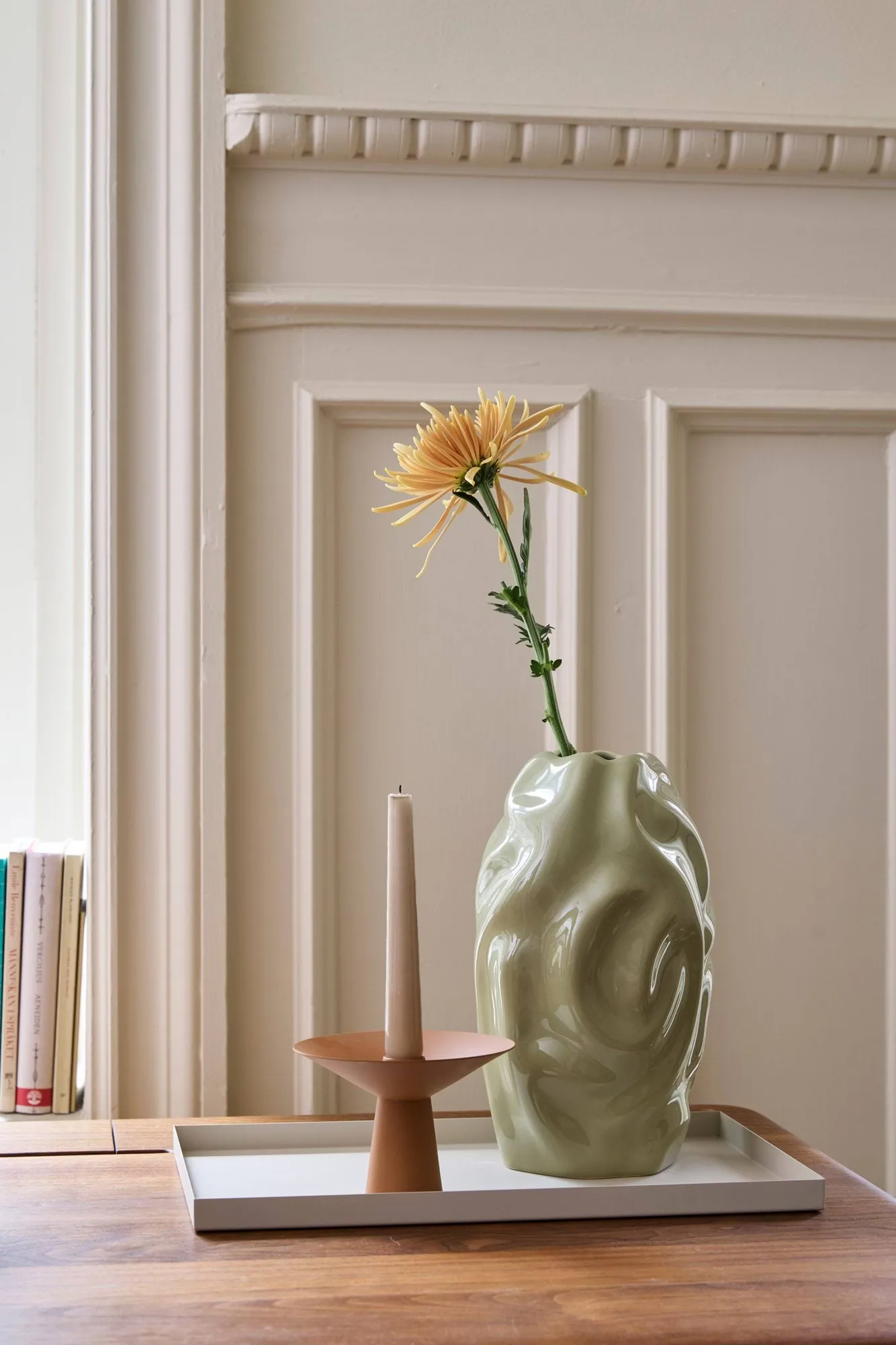Bougeoir Uma, Terre cuite Cooee Design