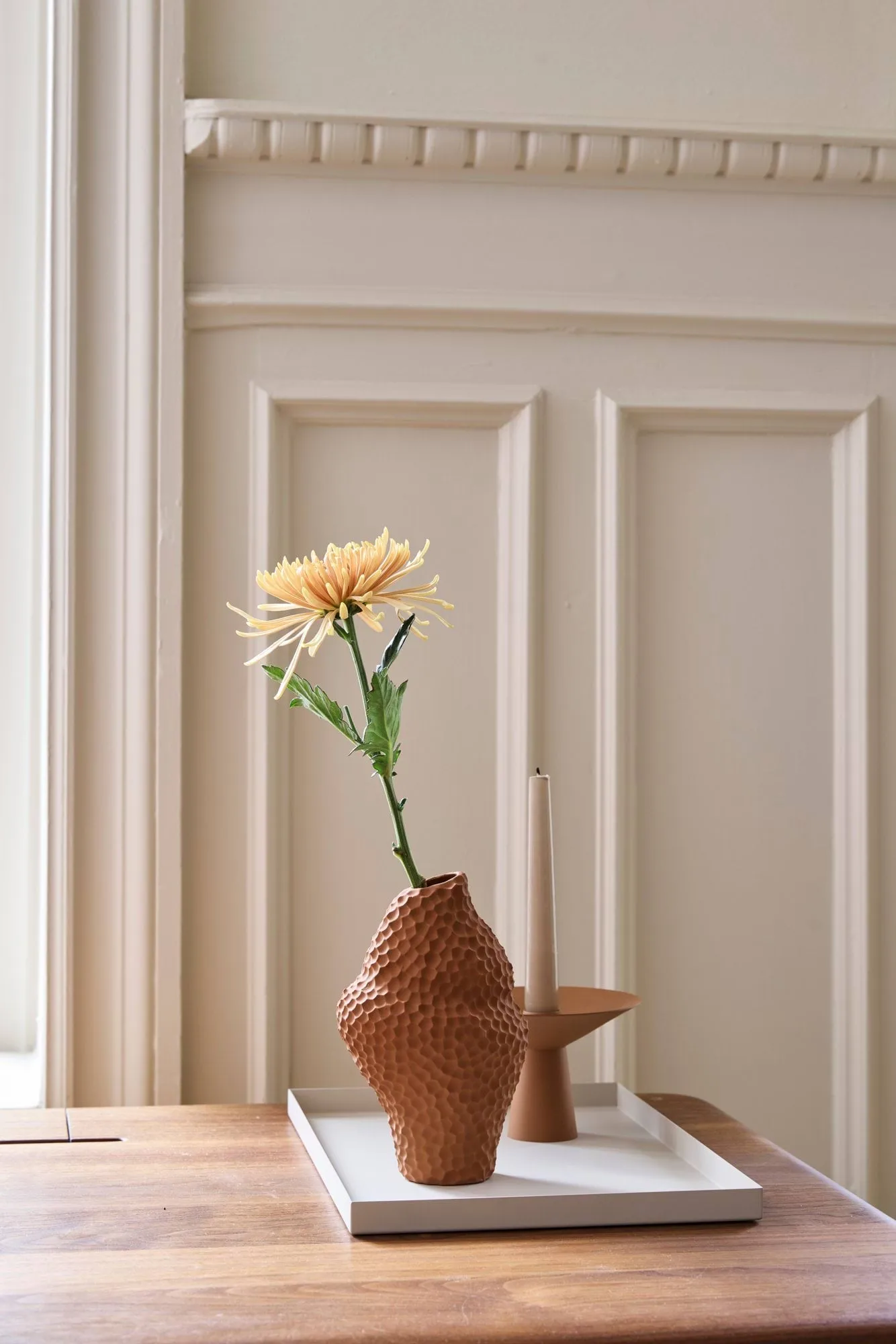 Bougeoir Uma, Terre cuite Cooee Design