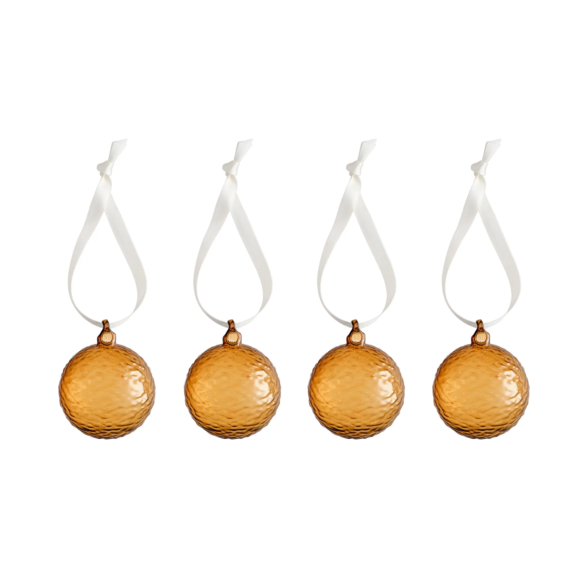 Boule de Noël Gry Marble Ø5 cm, Cognac Cooee Design