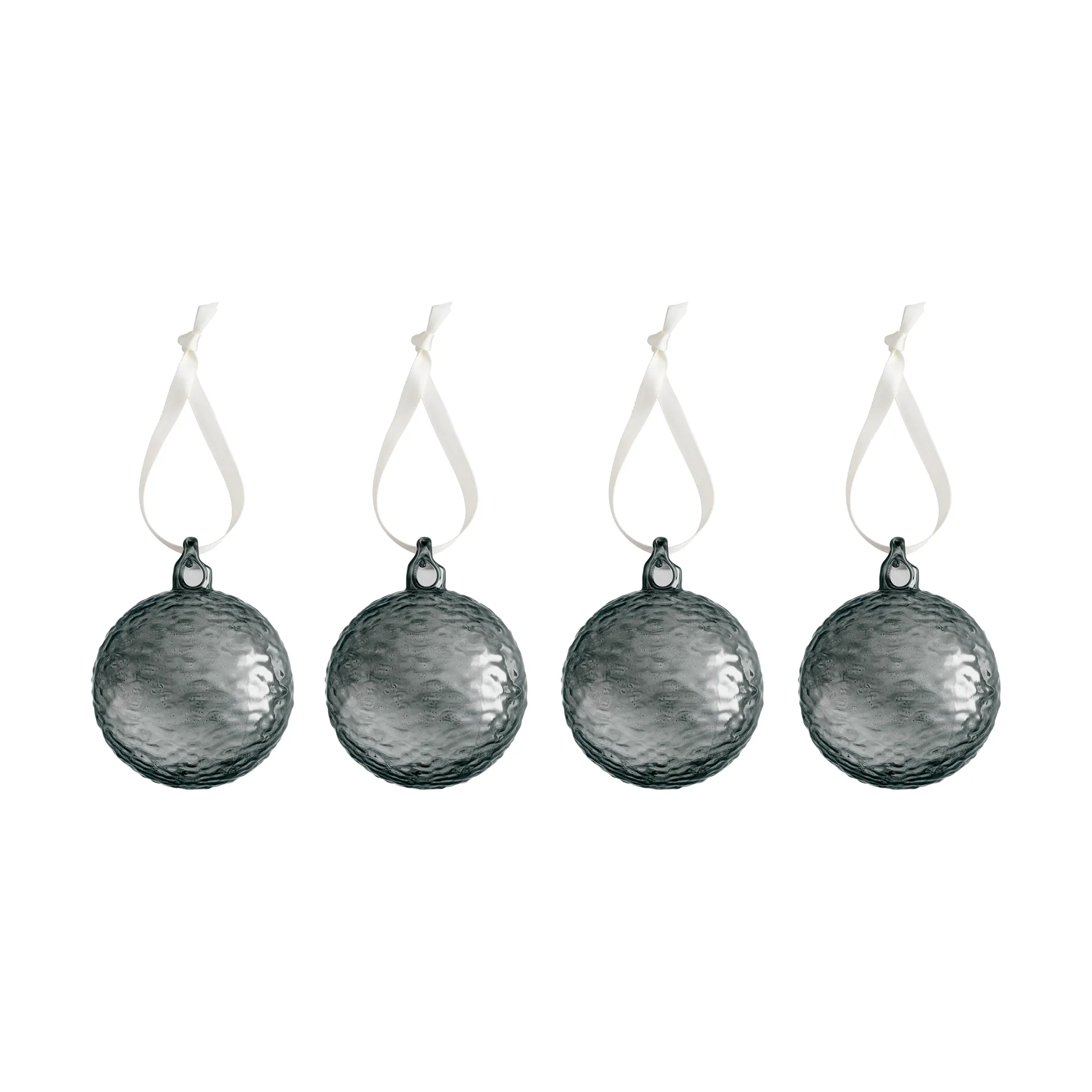 Boule de Noël Gry Marble Ø8 cm, Smoke Cooee Design