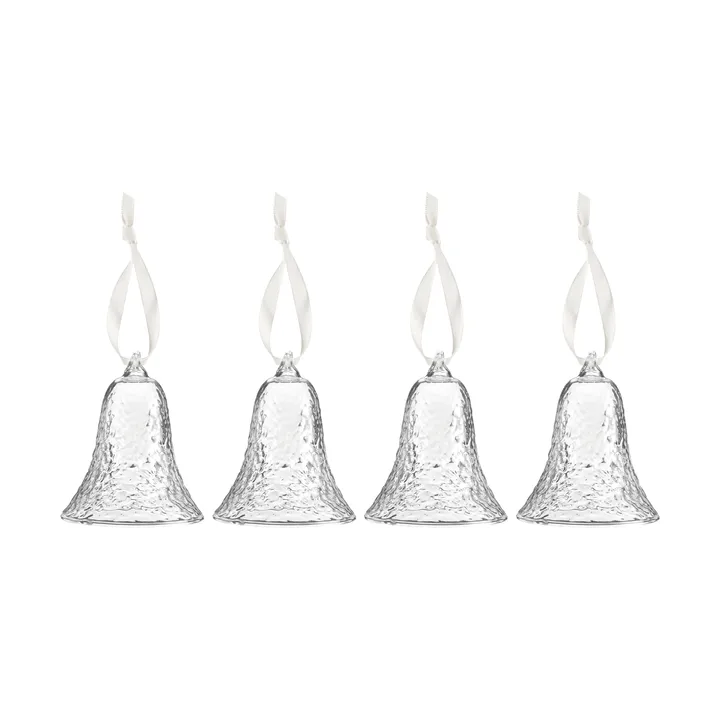 Cloche Gry 8 cm lot de 4 - Clair - Cooee Design