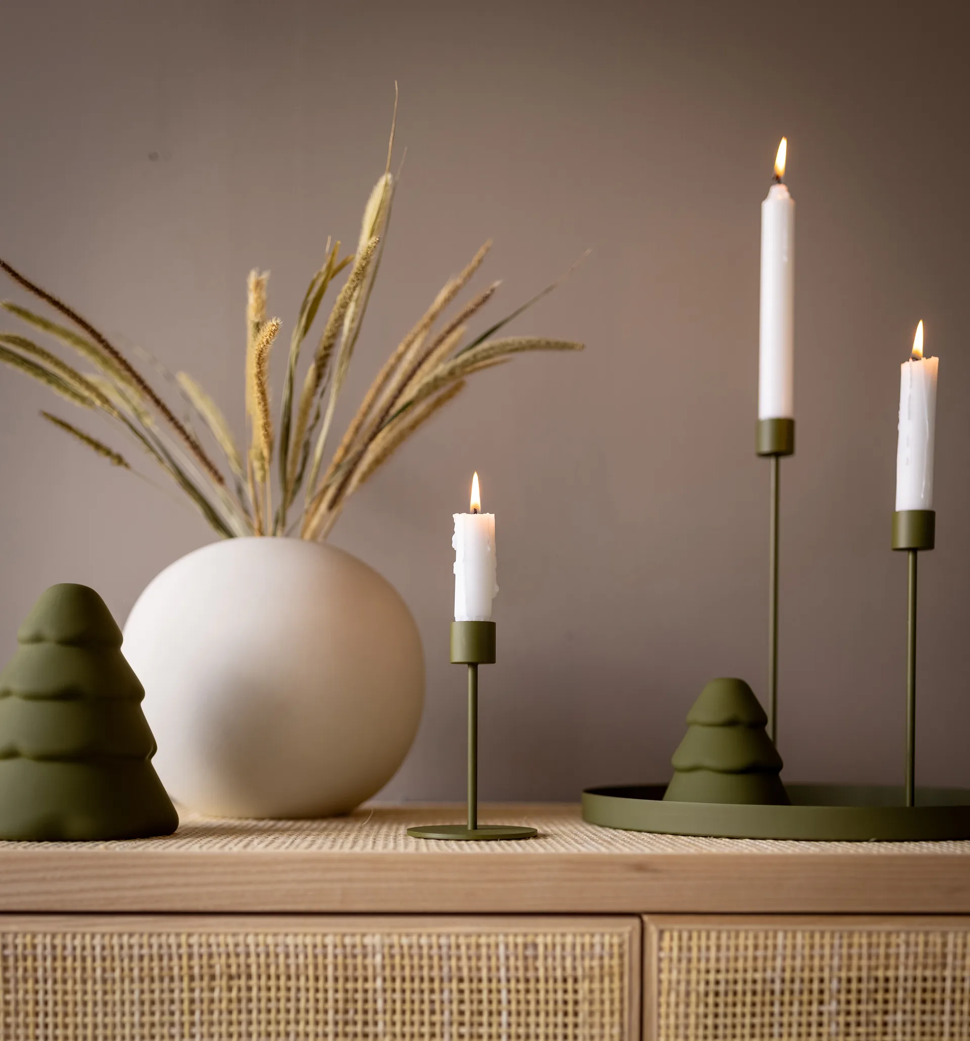 Cooee Bougeoir 13 cm, Olive Cooee Design
