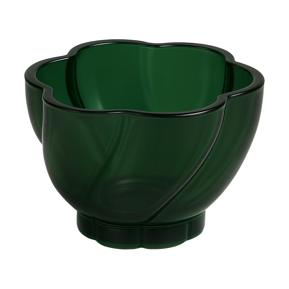Cooee Design Coupelle porte-bougie Twist 10x5,5 cm Vert forêt