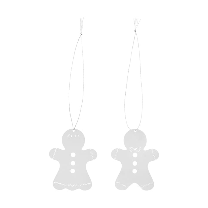 Décoration de Noël pain d’épice 6 cm - Acier inoxydable - Cooee Design