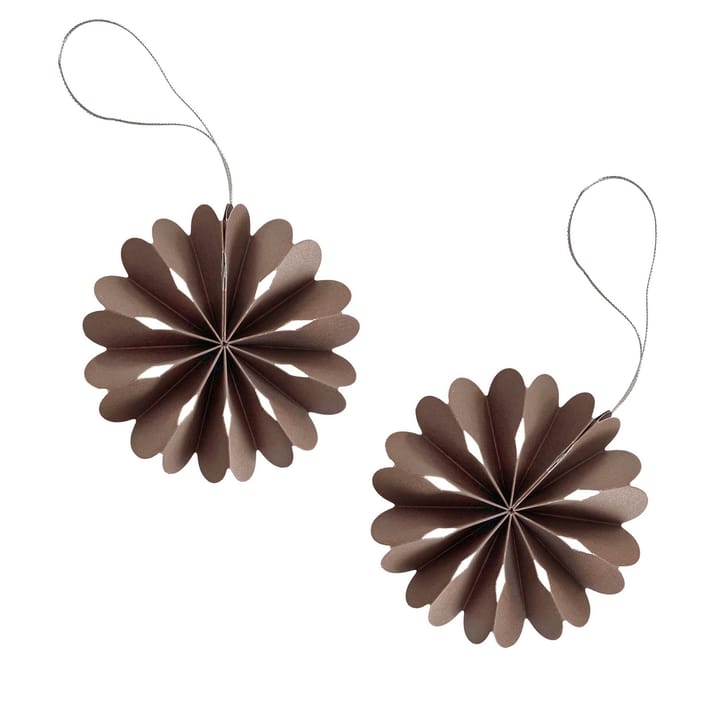Décoration de Noël Paper Flowers - Coffee - Cooee Design