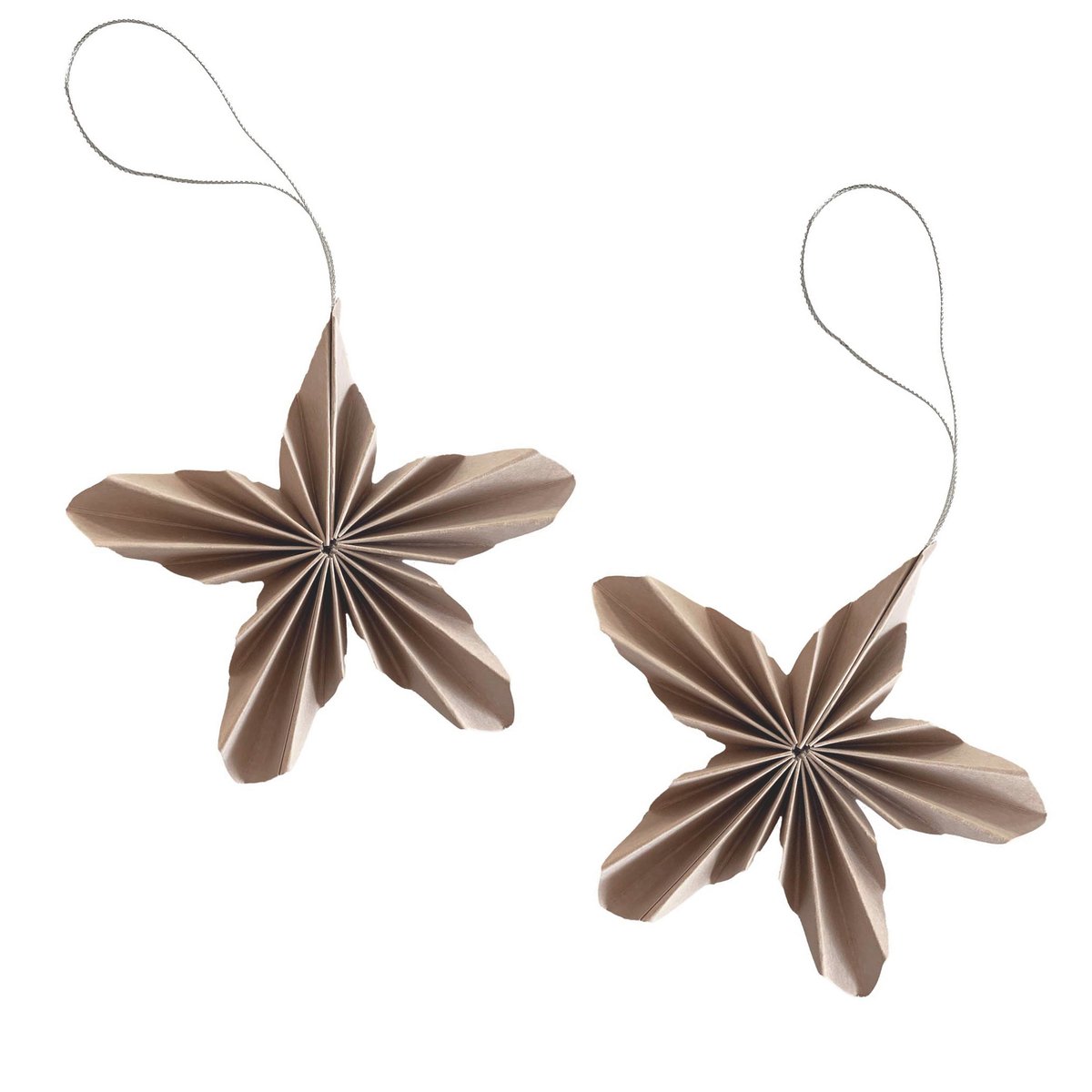 Cooee Design Décoration de Noël Paper Stars Pale pink