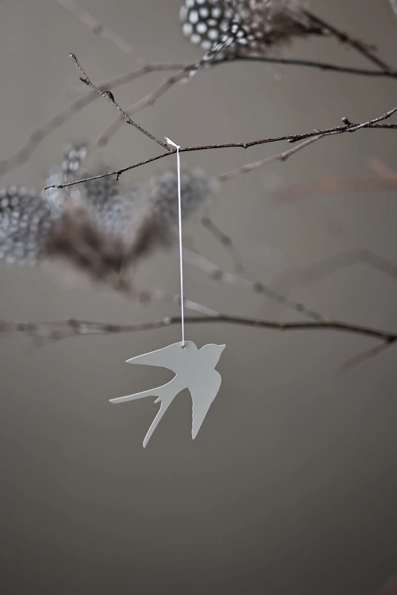 Décoration de Pâques Easter Deco oiseau Lot de 4, Cafe au lait Cooee Design