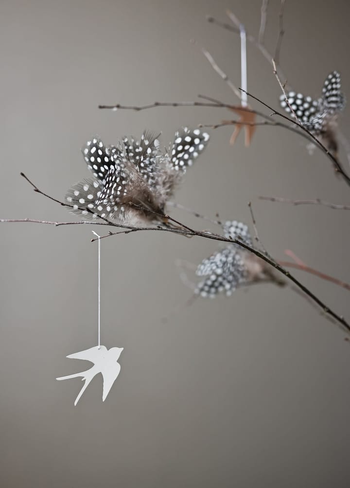 Décoration de Pâques Easter Deco oiseau Lot de 4, Cafe au lait Cooee Design
