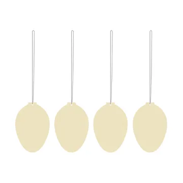 Décoration de Pâques Easter Deco œuf Lot de 4 - Light yellow - Cooee Design