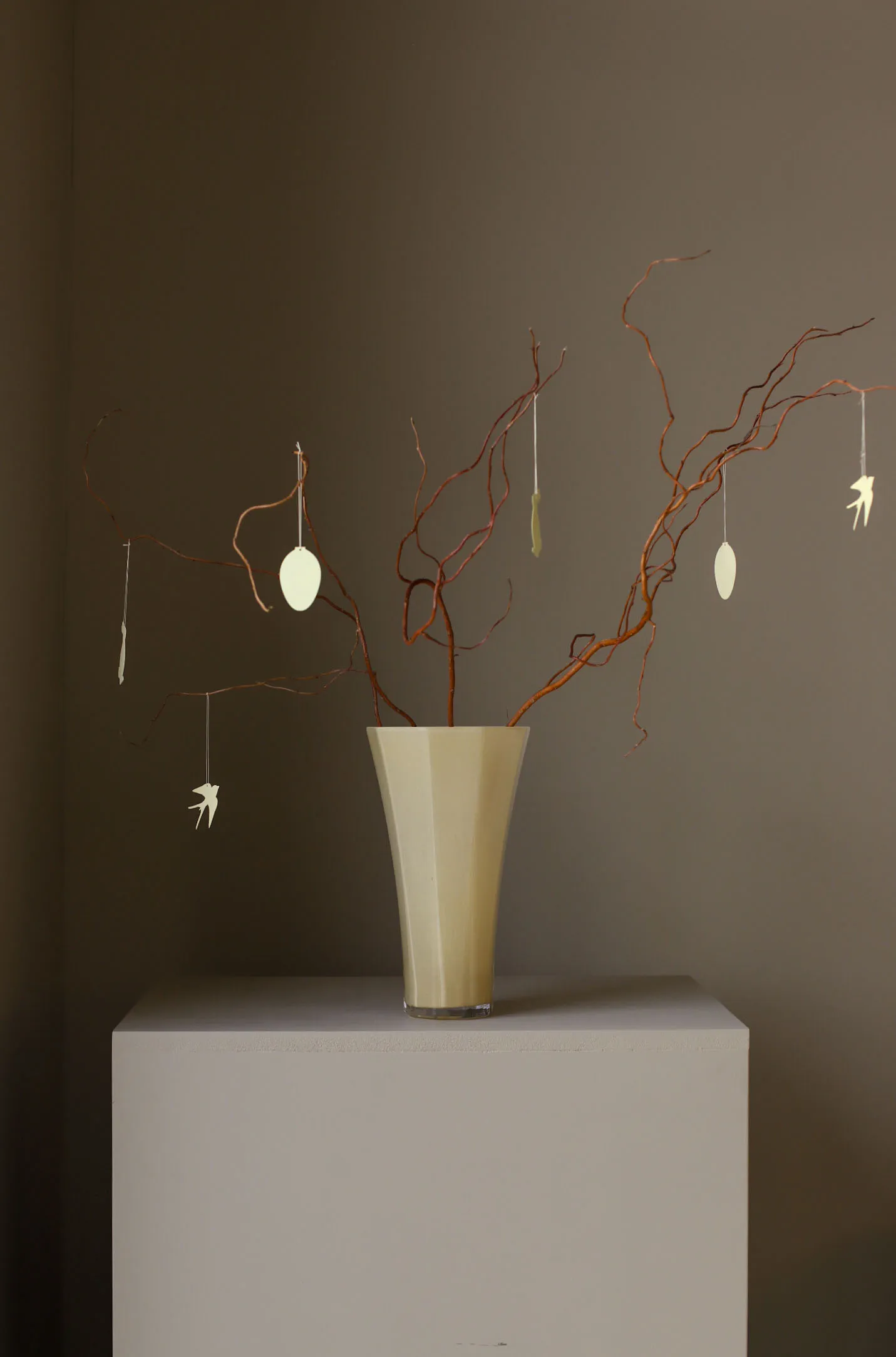 Décoration de Pâques Easter Deco œuf Lot de 4, Light yellow Cooee Design