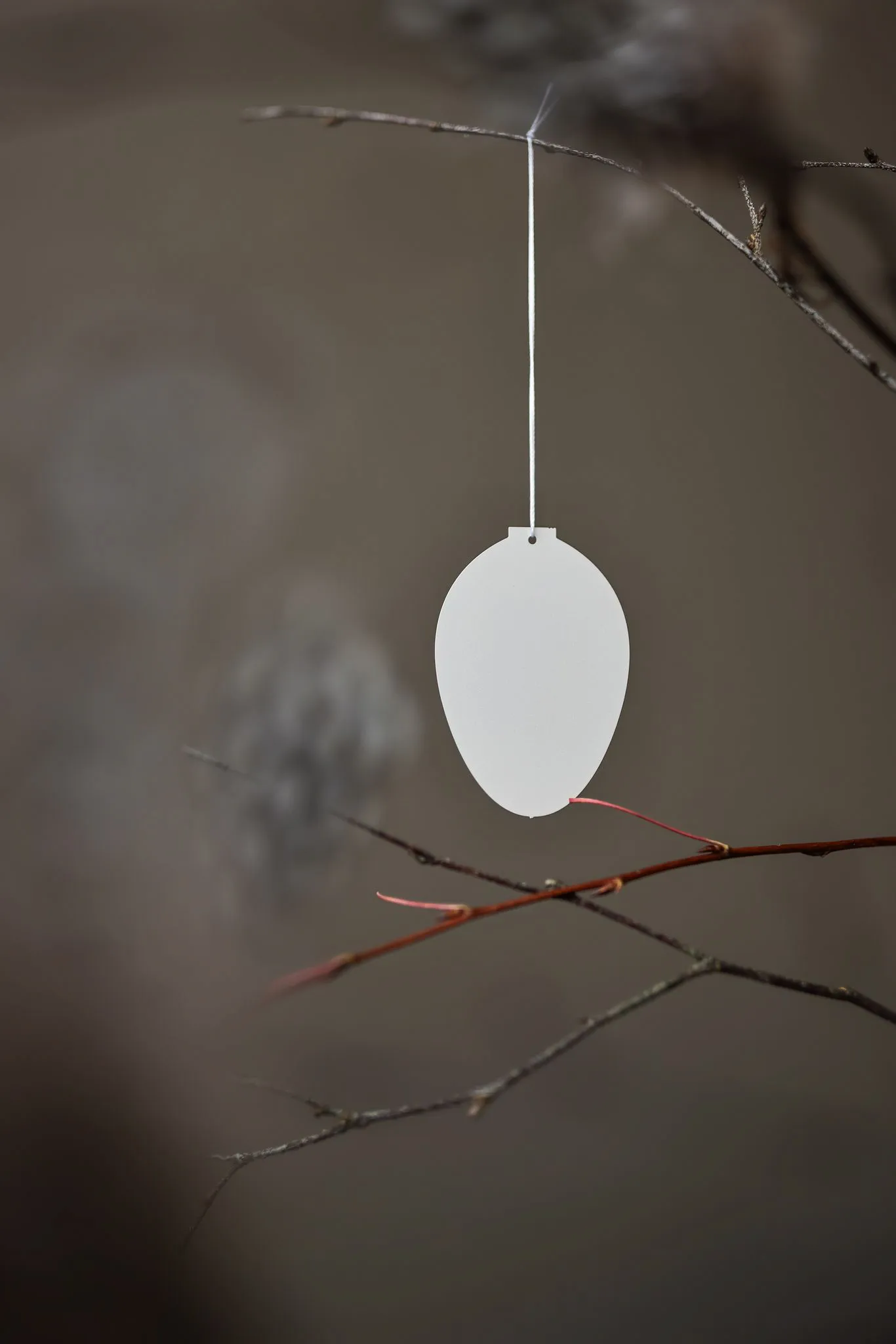 Décoration de Pâques Easter Deco œuf Lot de 4, White Cooee Design