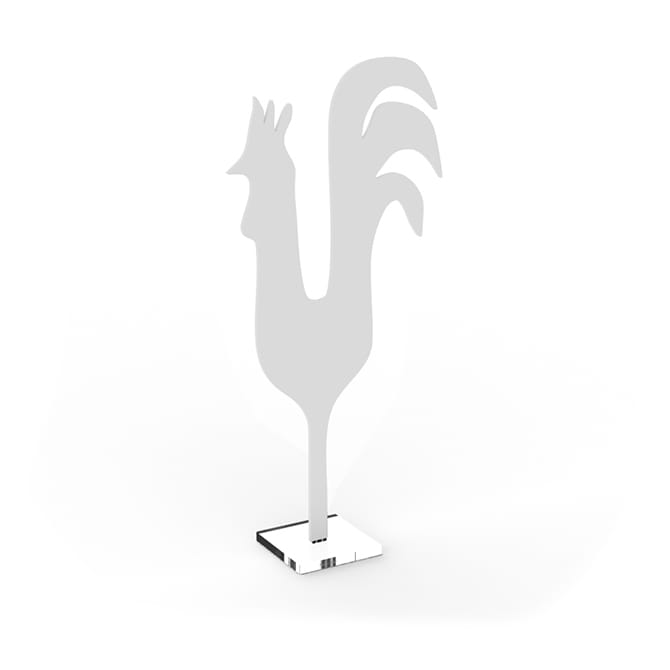 Décoration de Pâques Rooster 36 cm - White - Cooee Design