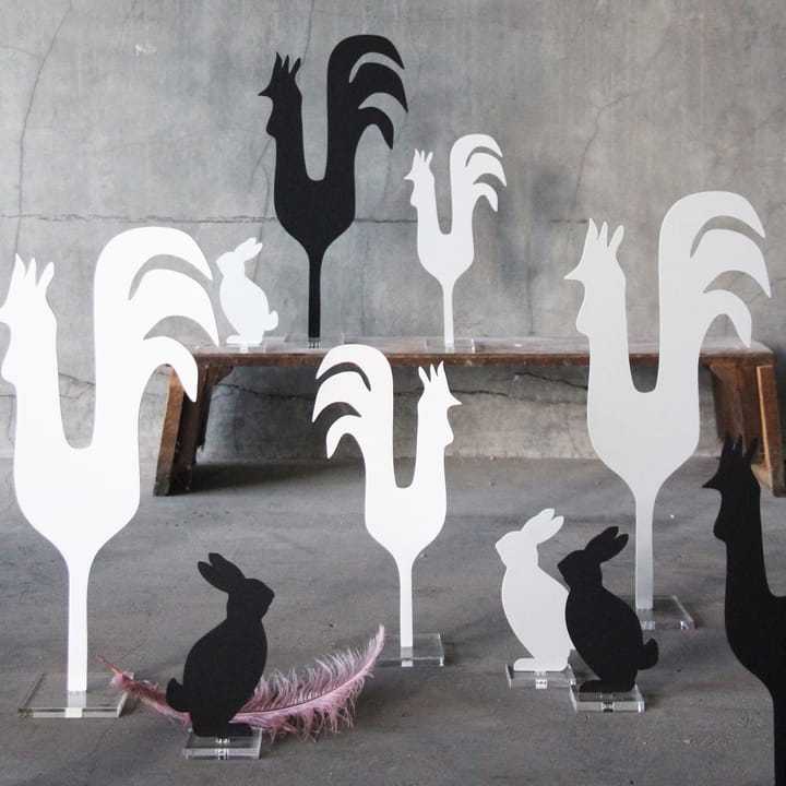 Décoration de Pâques Rooster 36 cm - White - Cooee Design