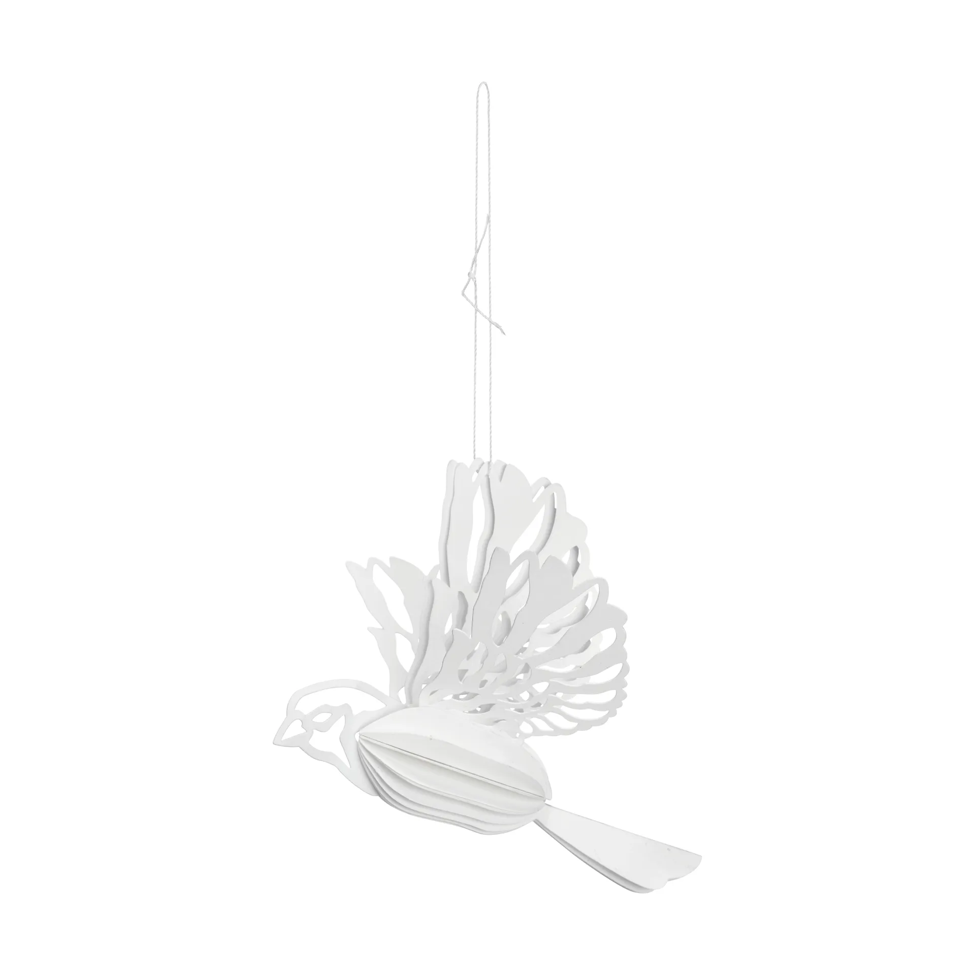 Décoration suspendue en forme d'oiseau en papier lot de 2, Naturel Cooee Design