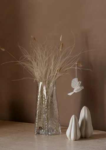 Décoration suspendue en forme d'oiseau en papier lot de 2 - Naturel - Cooee Design