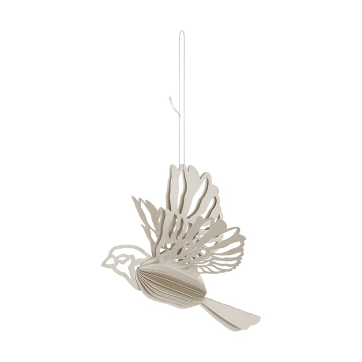 Décoration suspendue en forme d'oiseau en papier - Sable - Cooee Design