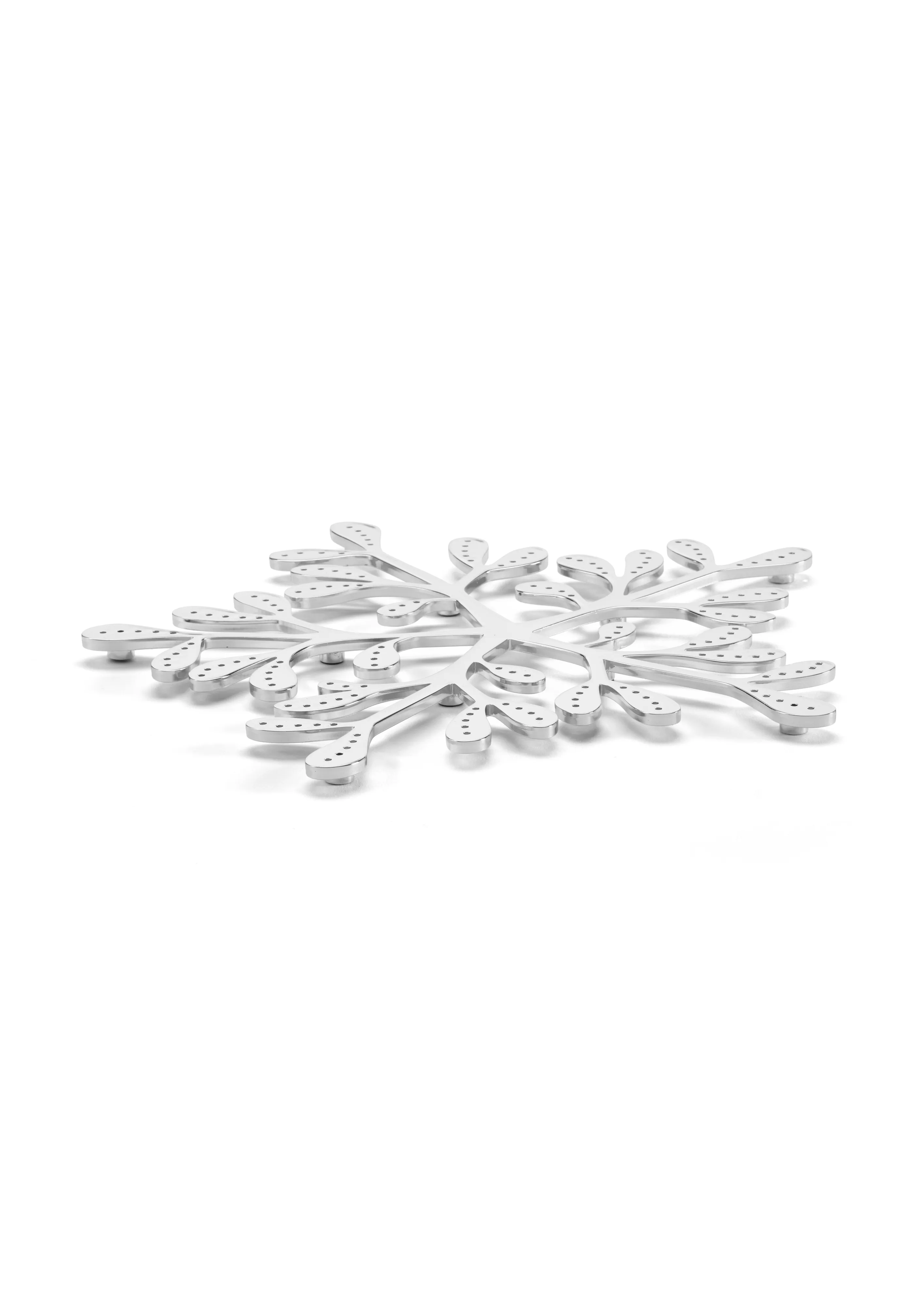 KitchenCraft - Dessous de Plat Robuste en Métal avec Finition Plaquée Chrome, 27 x 20 cm