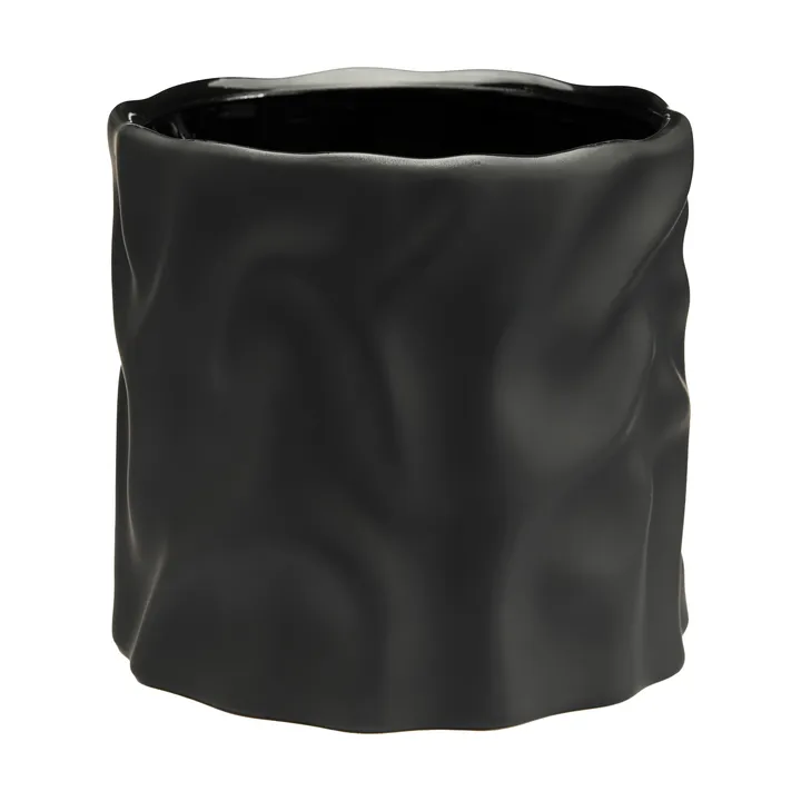 Drift desert pot de fleurs - Noir, taille M Ø17,5 cm - Cooee Design