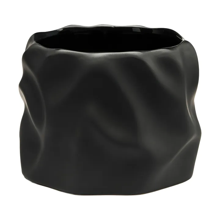 Drift desert pot de fleurs - Noir, taille S Ø15 cm - Cooee Design
