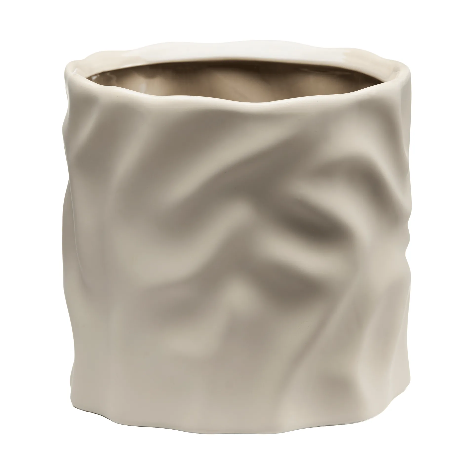 Cooee Design Drift desert pot de fleurs Sable, taille M Ø17,5 cm