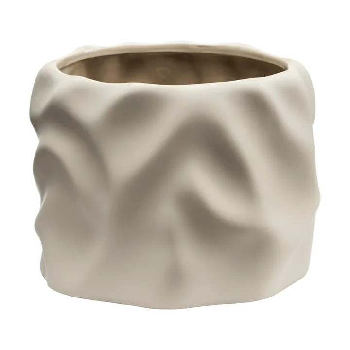 Drift desert pot de fleurs - Sable, taille S Ø15 cm - Cooee Design