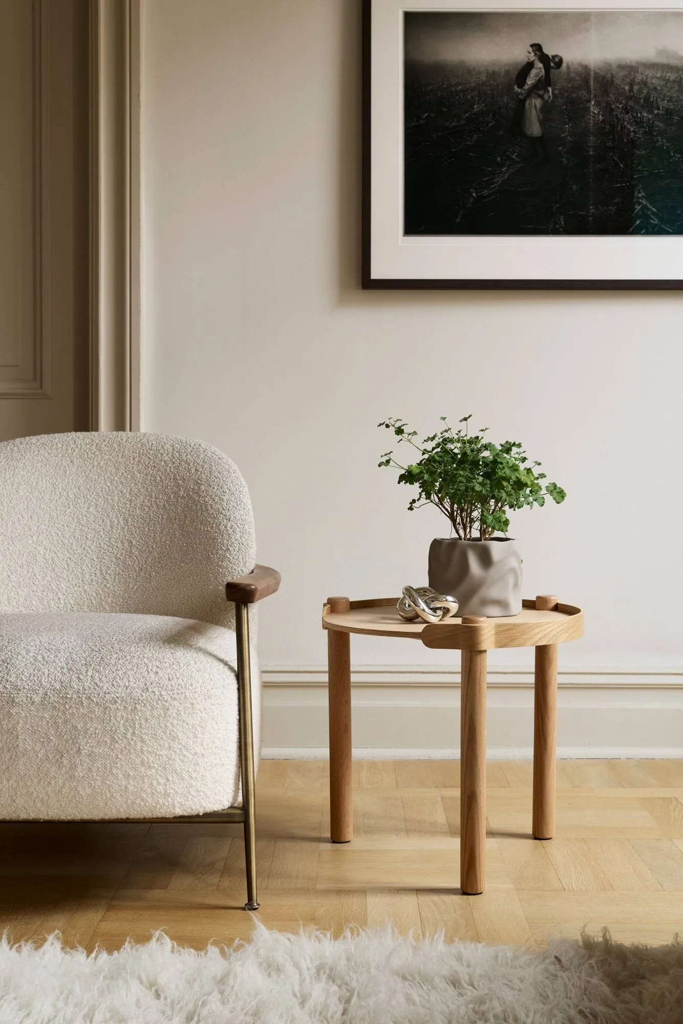 Drift desert pot de fleurs, Sable, taille S Ø15 cm Cooee Design