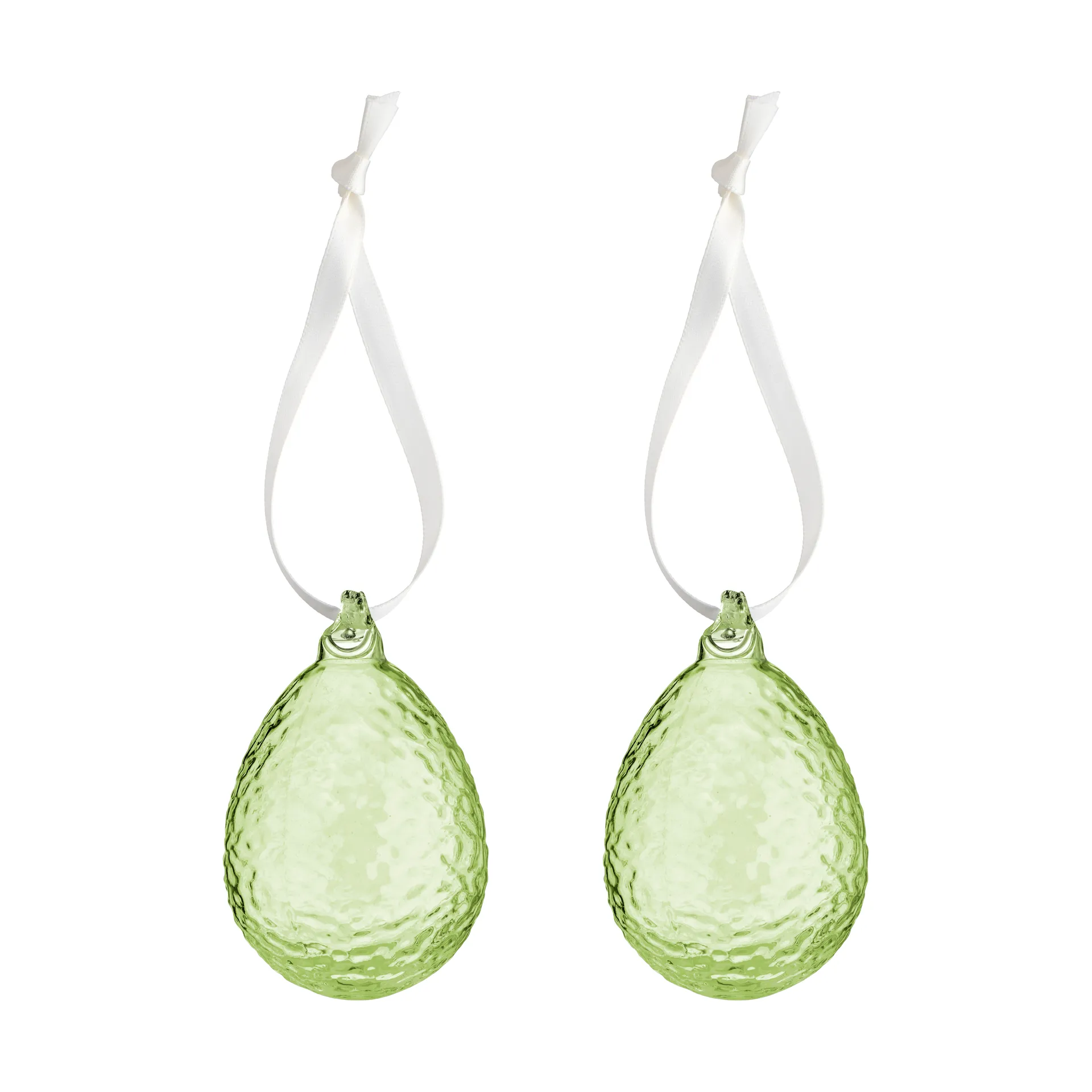 Gry œuf de Pâques à suspendre lot de 2, Lime Cooee Design
