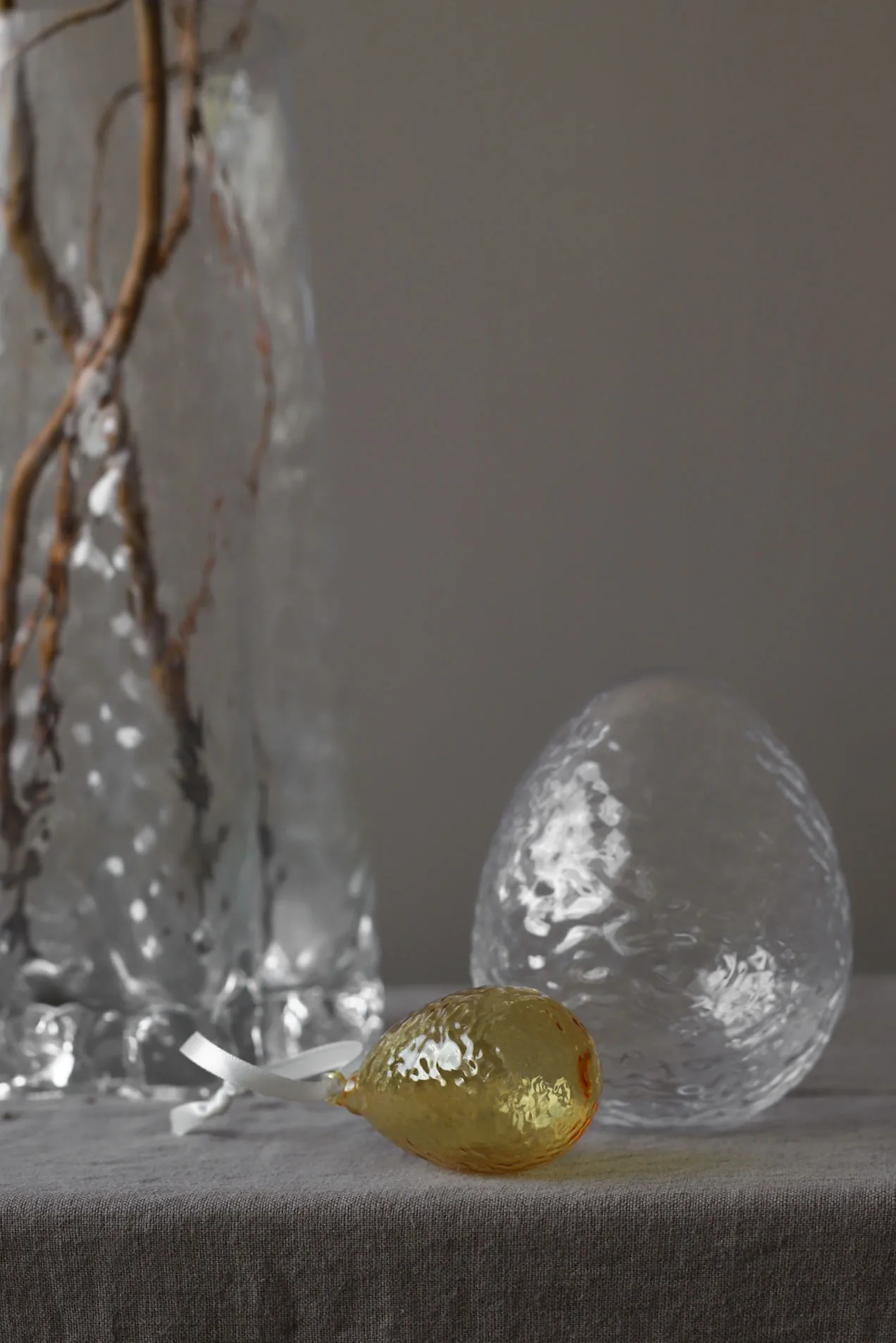 Gry œuf de Pâques à suspendre lot de 2, Miel Cooee Design