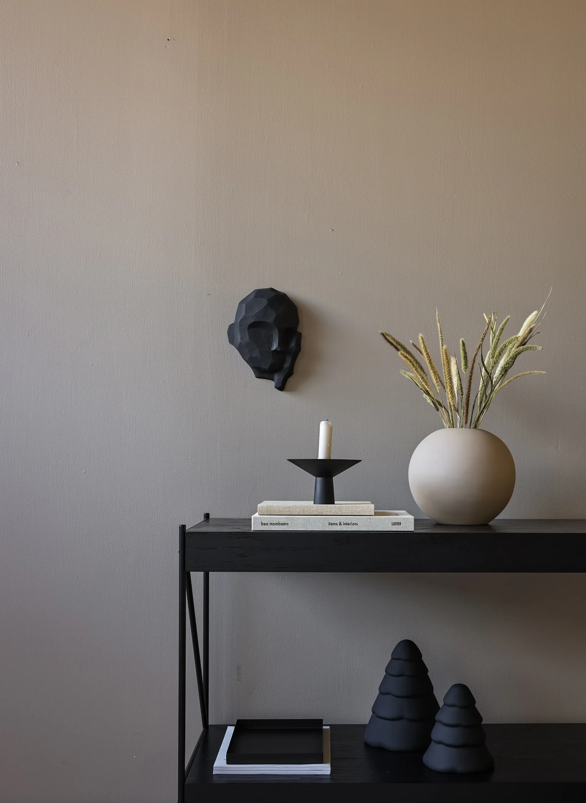 Plateau Cooee 24,5 cm, Black Cooee Design