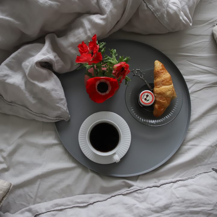 Plateau rond Cooee 40 cm, gris Cooee Design