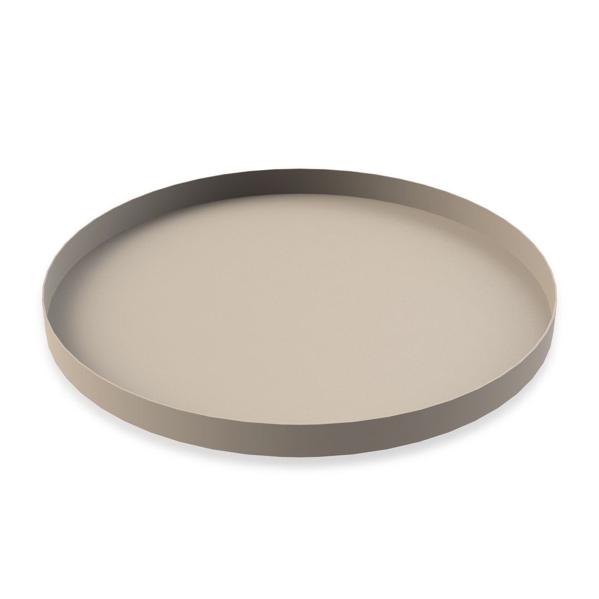 Cooee Design Plateau rond Cooee 40 cm Sable | Design Scandinave | Plateaux | Beige