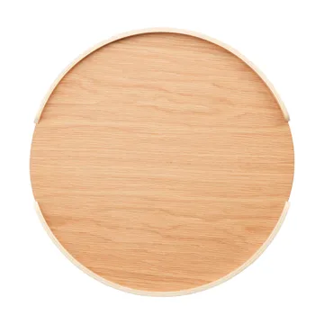 Plateau Woody - Chêne, Ø35 cm - Cooee Design