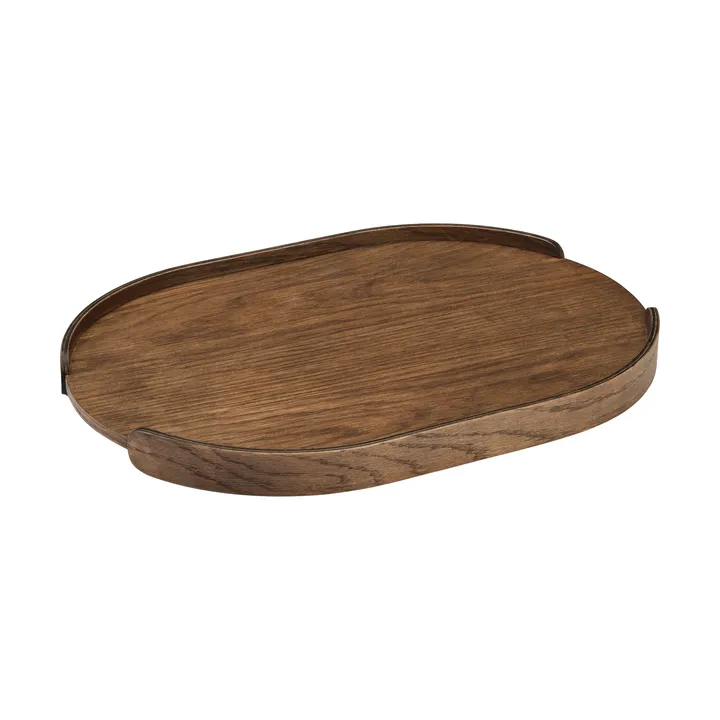 Plateau Woody - Chêne teinté foncé, 28x40 cm - Cooee Design